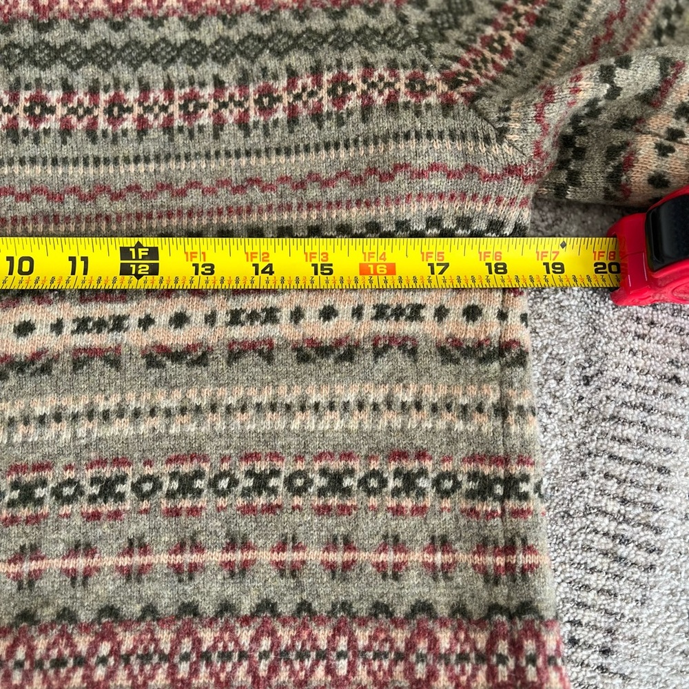 Pendleton Multicolor fair isle Patterned Cardigan - image 7